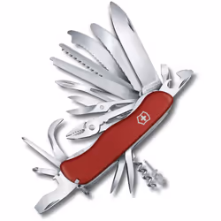 Couteau suisse Victorinox Work Champ XL, avec 31 fonctions, 111 mm de long, poids 341 gr, couleur rouge, 0.8564.XL avec les c ...
