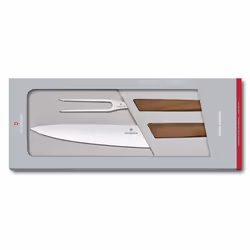 Victorinox 6.9091.2, Jeu de couteaux/coutellerie, Acier inoxydable, Bois, 2 outils, Bois, Swiss Modern