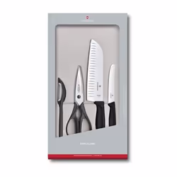 Victorinox SwissClassic 6.7133.4G, Jeu de couteaux/coutellerie, Acier inoxydable, Polypropylène, Élastomère thermoplastique ( ...