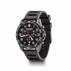 Victorinox FieldForce Sport Chrono Montre bracelet Mâle Quartz métallique foncé