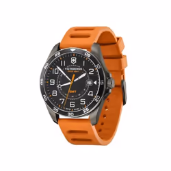 Victorinox FieldForce GMT Montre cerclée Mâle Quartz Noir