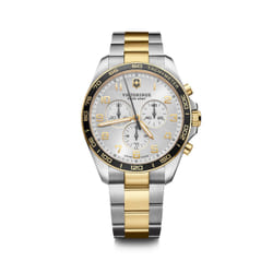 Victorinox FieldForce Classic Montre bracelet Mâle Quartz automatique (cinétique) Noir, Or, Acier inoxydable