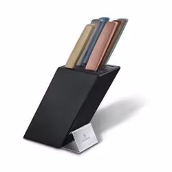 Victorinox 6.7186.66, Bloc de couteaux/coutellerie, Acier inoxydable, Polypropylène, Acier inoxydable, Noir, Multicolore