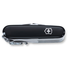 Victorinox Swiss Champ Couteau multi-fonctions Noir, Acier inoxydable