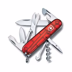 Victorinox Climber, Couteau à joint coulissant, Couteau multi-fonctions, Pointe coupante, Acier inoxydable, Synthétique ABS,  ...