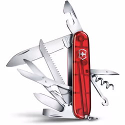 Couteau suisse Victorinox Huntsman, comprend des ciseaux et une scie à bois, 15 fonctions, pour le camping, variouscolors dis ...