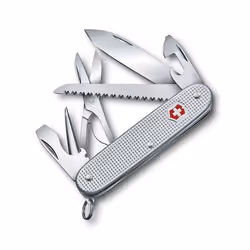 Victorinox 0.8271.26, Couteau à lame verrouillable, Couteau multi-fonctions, Pointe centrale, Gris, 10 outils, 3,7 mm