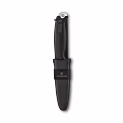Victorinox Venture, Unique, Couteaux militaires, Pointe centrale, Acier, Élastomère thermoplastique (TPE), Noir