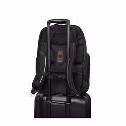 Wenger/SwissGear Meteor sac à dos Sac à dos normal Noir Polyester, Polyvinyl chloride (PVC), Polyéthylène téréphtalate recyclé (rPET) - Vue supplémentaire 4
