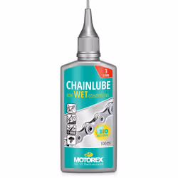 Motorex Chainlube for wet conditions, Lubrifiant, Chaîne, Vélo urbain, Vélo tout terrain, Vélo de route, Bouteille, Huile, Gr ...