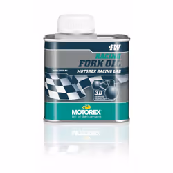 Huile de fourche bouteille étain Motorex Racing 4W