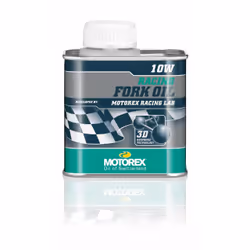 Huile de fourche bouteille étain Motorex Racing 10W