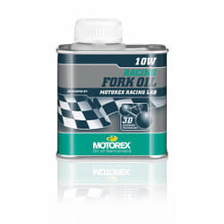 Huile de fourche bouteille étain Motorex Racing 10W