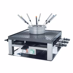 Solis Combi Grill 3 in 1 raclette 8 personne(s) Acier inoxydable
