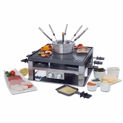 Solis Combi Grill 3 in 1 raclette 8 personne(s) Acier inoxydable