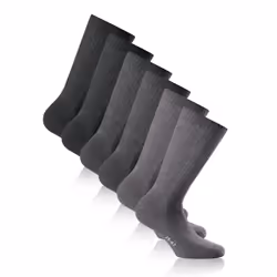 Rohner Sport 3er Pack, Chaussettes d’athlétisme, Gris, Adulte, Unisexe, 35-38, Pas de motif