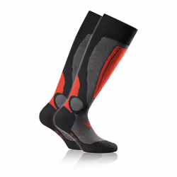 Rohner Ski, Chaussettes d’athlétisme, Noir, Gris, Rouge, Autres, Mâle, 39-42, EUE