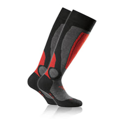 Rohner Ski Mâle Chaussettes d’athlétisme Noir, Gris, Rouge 2 paire(s)