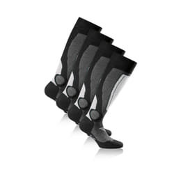 Rohner Ski Unisexe Chaussettes d’athlétisme Noir, Gris 2 paire(s)