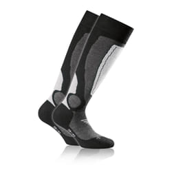 Rohner Ski 2er Pack Unisexe Chaussettes Crew Gris 2 paire(s)