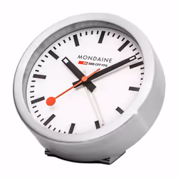 Mondaine A997.MCAL.16SBB réveille-matin Réveil à quartz Argent