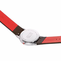 Mondaine Classic Montre bracelet Unisexe Quartz Marron, Acier inoxydable Acier inoxydable