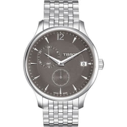 Montre - Tissot - Tradition GMT - Noir - Acier - Étanchéité 10 Atm