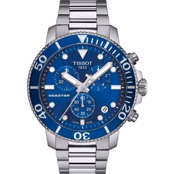 Montre - Tissot - Seastar 1000 - Chronographe - Acier inoxydable - Verre saphir