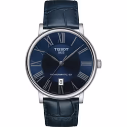 Montre - Tissot - T1224071604300 - Cuir Bleu - 40mm - Étanchéité 5 bar