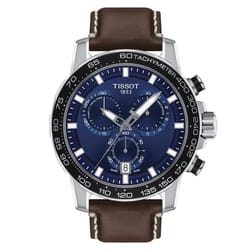 Montre - TISSOT - Supersport Chrono - 455mm - Acier - Quartz - Bleu