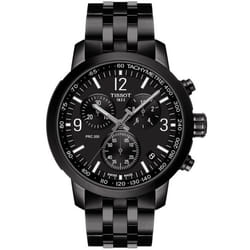 Montre Tissot PRC 200 Chronograph quartz T1144173305700 en acier inoxydable noir