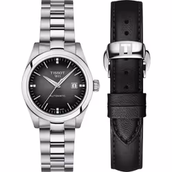 Montre Tissot - Femmes - T1320071106600 - Argent - Acier inoxydable - 30 mm - 11 mm - Anthracite