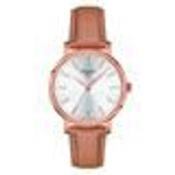Montre - TISSOT - Everytime - Cuir beige - Acier doré rose - Quartz 34mm