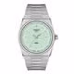 Montre - TISSOT - PRX - Acier - Cadran vert clair - Étanchéité 10 Atm