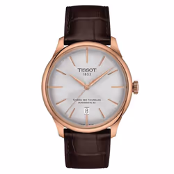 Montre - Tissot - T1398073603100 - Cuir Marron - 39 mm - Résistante à leau 5 bar