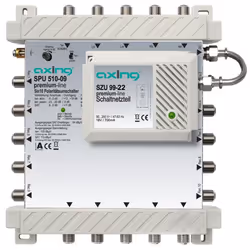 Axing SPU 510-09, 5 entrées, 10 sorties, 950 - 2400 MHz, 85 - 862 MHz, IP20, F
