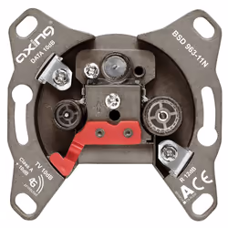 Axing BSD 963-11N, R/TV+SAT, Gris, CE, 68 mm, 39 mm, 68 mm