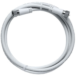 Axing MAK35080 câble coaxial 3,5 m Type F Blanc