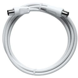 Axing BAK 150-80 câble coaxial 1,5 m IEC Blanc