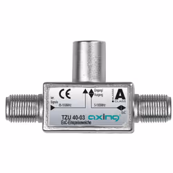 Axing TZU 40-03, Diviseur de câbles, 2 - 2200 MHz, Métallique, Mâle/Femelle, A, F, EOC