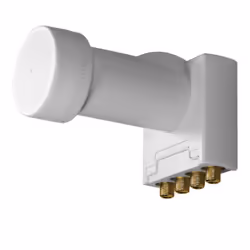 Axing SCO 4-01 convertisseur abaisseur de fréquence Low Noise Block (LNB) 10,7 - 12,75 GHz Blanc
