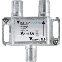 Dérivateur TV câble Axing BAB 1-24P 1x 5 - 1218 MHz