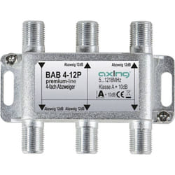 Axing - bab 4-12P Dérivateur tv câble 4 voies 5 - 1218 MHz