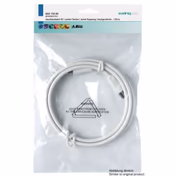 Axing BAK25090, 2,5 m, IEC, IEC, Blanc