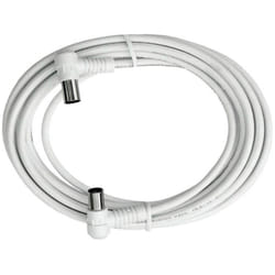 Axing - Câble de raccordement bak 253-00 [1x antenne mâle 75 ω - 1x antenne femelle 75 ω] 2.50 m blanc