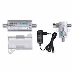 Axing BVS 10-01, Noir, Gris, Blanc, 1 pièce(s), Amplifier BVS 10-00 Power supply TZU 11-04 Power inserter TZU 15-02 Mounting ...