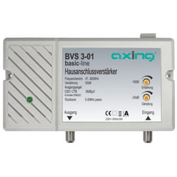 Axing BVS 3-01 amplificateur de signal TV 47 - 862 MHz