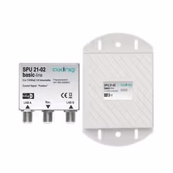 Axing SPU 21-02, Diviseur de câbles, 47 - 2200 MHz, Gris, Argent, 120 mm, 30 mm, 70 mm