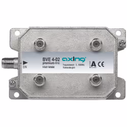 Axing BVE 4-02, Diviseur de câbles, 5 - 1006 MHz, Gris, Mâle, A, F