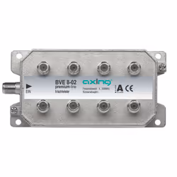 Axing BVE 8-02, Diviseur de câbles, 5 - 1006 MHz, Métallique, Mâle, A, F